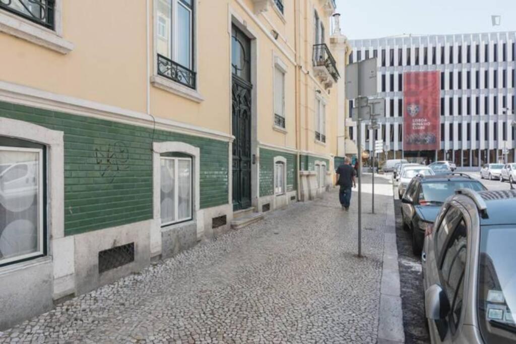 Charming Sunny Terrace / One Bedroom Apartment Lisboa Exteriör bild